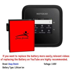 For Netgear High Capacity 5060mAh Substitutable Battery for Netgear Nighthawk 5G M6 Pro USA