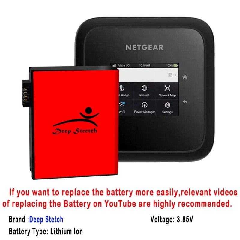 For Netgear High Capacity 5060mAh Substitutable Battery for Netgear Nighthawk