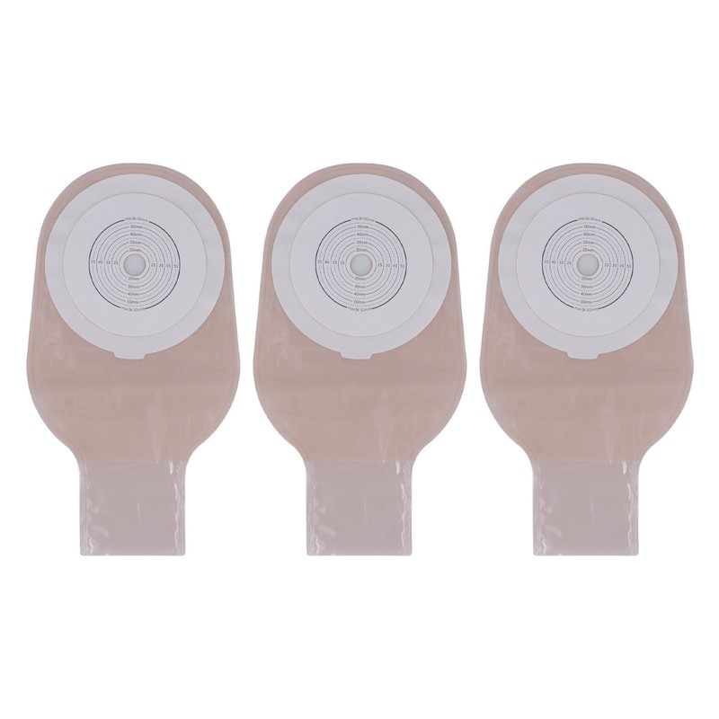 10pcs Colostomy Bags Leak Proof Safe Comfortable Portable Ostomy Pouch