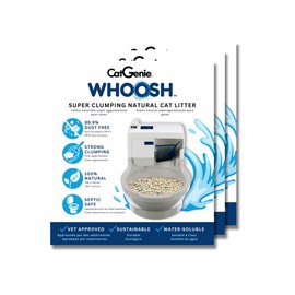 CatGenie Whoosh Super Clumping Cat Litter, Natural Tofu