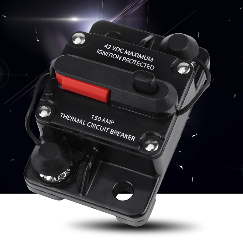Auto Audio Leitungsschutzschalter 150A DC 12V-42V Inline Schutzschalter für Automobil-,