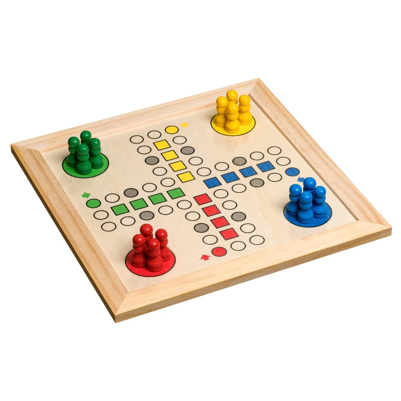 Philos 3099 - Holz-Spielesammlung, klein, mit 10 Spielmöglichkeiten