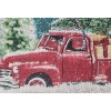 Christmas house Set of 2 Tapestry Kitchen Placemats,13x1