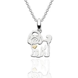 JennyWrenJewels® Dog Jewellery | Sterling Silver & Gold Cockapoo Necklace for Women & Children | Chain lengths for all ages | Cockapoo Jewellery Gift (14)