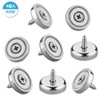 Kspowwin Super Strong Magnetic Hooks, 8 Pieces, With Holes and