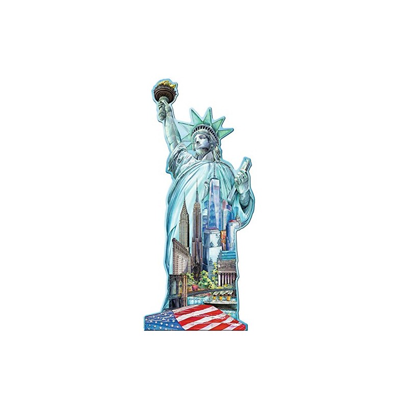 1000pc. Statue of Liberty Shaped Puzzle
