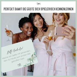 52 Photo Tasks Wedding and Conversation Tasks - Wedding Game for Guests | Photo Game and Getting to Know Game Wedding | Ice Breaker Questions, Video Tasks, Photo Tasks