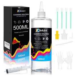 Xcinkjet Printhead Cleaning Kit for Epson Ecotank ET-2720 ET-2760, 500ml Print Head Cleaner Solution for HP 8600 8610 8710. Inkjet Printers