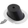 Steering Column Oval Firewall Mounting Boot Seal, SS Bezel