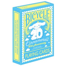 Generic Cinnamoroll 20th Anniversary Playing Cards, Standard Deck Size, Blue, Paper, Printed and glued paper/cardboard