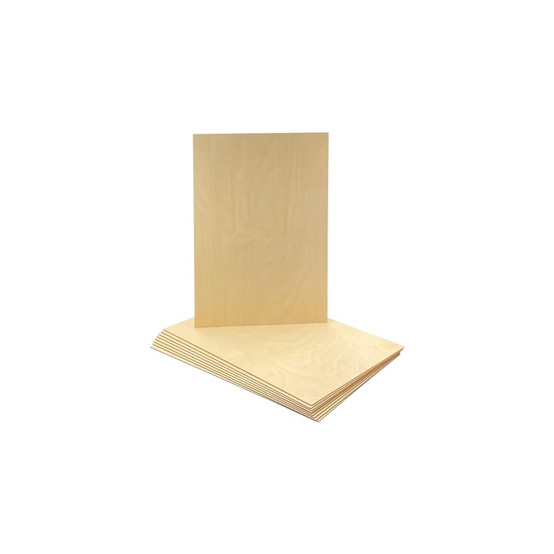 9 Pack 1/16 X 12 X 17 Inch Thin Birch