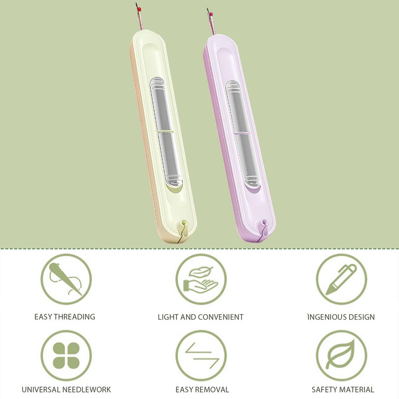 MUNSKT 2 in 1 Needle Threader and Seam Ripper, Pack