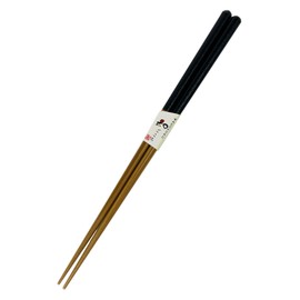 Aoba 247159 Long Chopsticks Benkei, Black, 10.2 inches (26 cm), Dishwasher Safe, Made in Japan