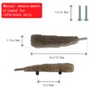 6packs Feather Drawer Knob Pull Handle Cabinet Drawer Handle Dresser