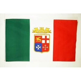 AZ FLAG - Italian Navy Flag 2' x 3' - Italy Military flags 60 x 90 cm - Banner 2x3 ft - Drapeau naval militaire de l'Italie