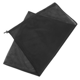 Hohopeti Foldable Travel Laundry Bag Drawstring Organizer for Dirty Clothes Versatile Storage for Seasonal Items Toys Machine Washable Space-saving Design Mesh