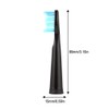 Replacement Brushes for Fairywill D1/D3/D7/D8/FW508/FW515/FW551/FW917/FW959/FW2011, Pack of 5 Replacement Brushes