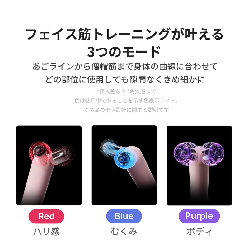 メディキューブ ブースタープロミニプラス_EMSローラー(ピンク) フェイスライン 顔やせ すっきりした印象 むくみ 1日5分渡韓体験 振動ケア