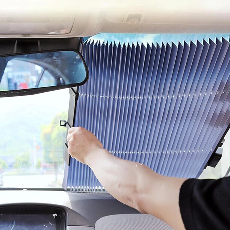 Car Auto Curtains – Retractable Front/Rear, Summer UV Shades