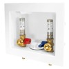 EFIELD Washing Machine Outlet Box with Center Drain 1/2-inch Push-Fit