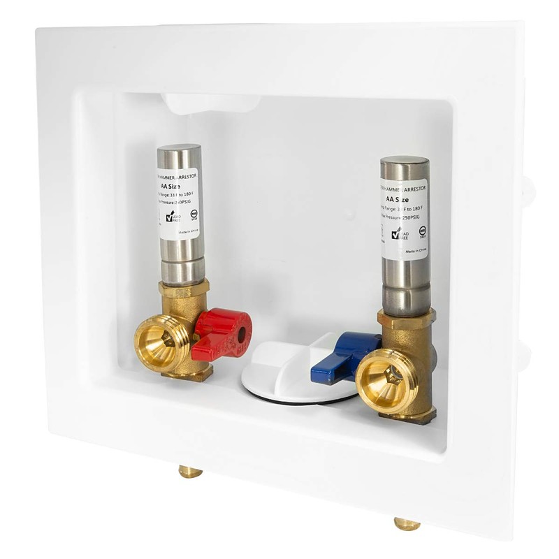 EFIELD Washing Machine Outlet Box with Center Drain 1/2-inch Push-Fit