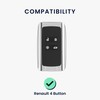 kwmobile Key Cover Compatible with Renault 4 Button Car Key