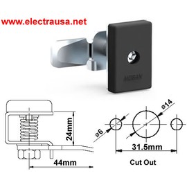 mesan Miscellaneous Panel Lock With Hexagonal Head