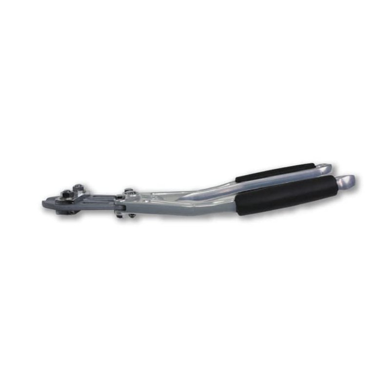 Polished, Forged, Aluminum Bolt Clipper, Bent Handle *Blade Adjusted: 11.8