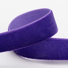 Velvet Ribbon 25mm x 10M - Purple
