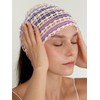 Wide mesh face wash hair band 3 colors / 와이드