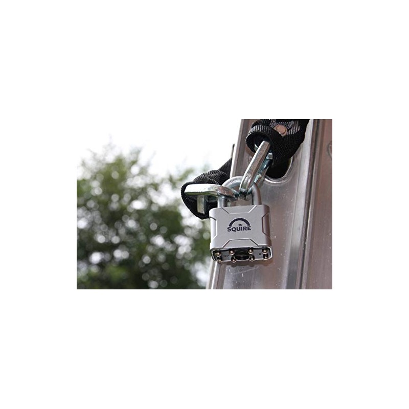 Henry Squire Diecast Body Padlock with Boron Shackle, 48 mm