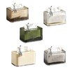 Gsycle Decorative Tissue Box Holder, Clear Tissue Dispenser Box Tissue