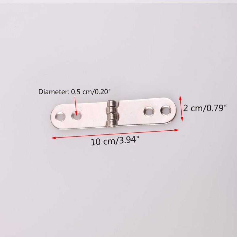8 Pieces 180 Degree Folding Flush Hatch Hinges, Sewing Machine