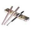2 Pack Eyebrow Pencil, Waterproof Eyebrow Makeup with Dual Ends,