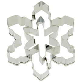 cotta 91944 Christmas Cookie Shape, Snowflakes, Flowers, Silver, W2.3 x L2.7 x H0.8 inches (5.9 x 6.8 x 2 cm)