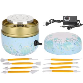 Electric Pottery Machine Mini DIY HandMade Ceramics Clay Children Craft Equipment
