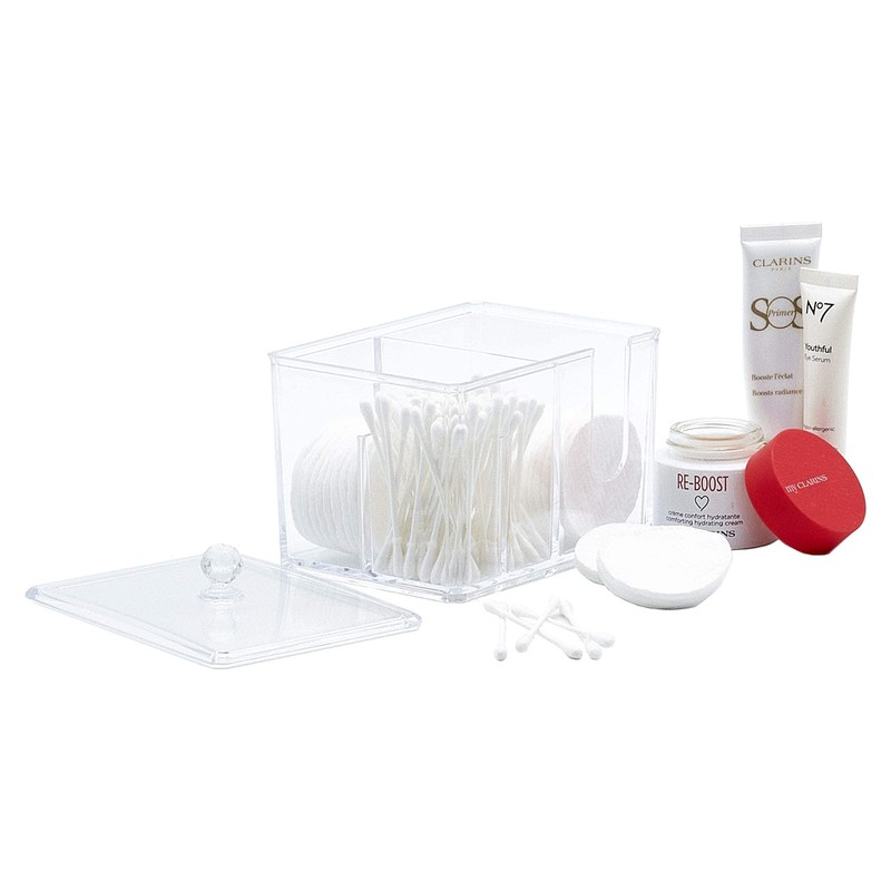 Masters & Burrell Makeup Organiser Cotton Pads Holder Cosmetics Makeup