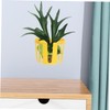 IWOWHERO Set of 8 Wall-Mounted Planter Baskets Plastic Container Pots