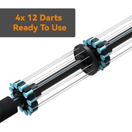 uolent Blowgun for Hunting 36 Blow Dart Gun Kit with 48 Darts All Aluminum Made, with Sling, Tactical Grip and Optic SightBlow Gun with Darts