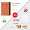 PORRASSO Passport Holder Travel Wallet RFID Blocking Card Case PU