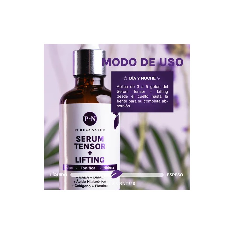 Serum Facial Efecto Tensor Con Dmae Y Gaba Lifting +