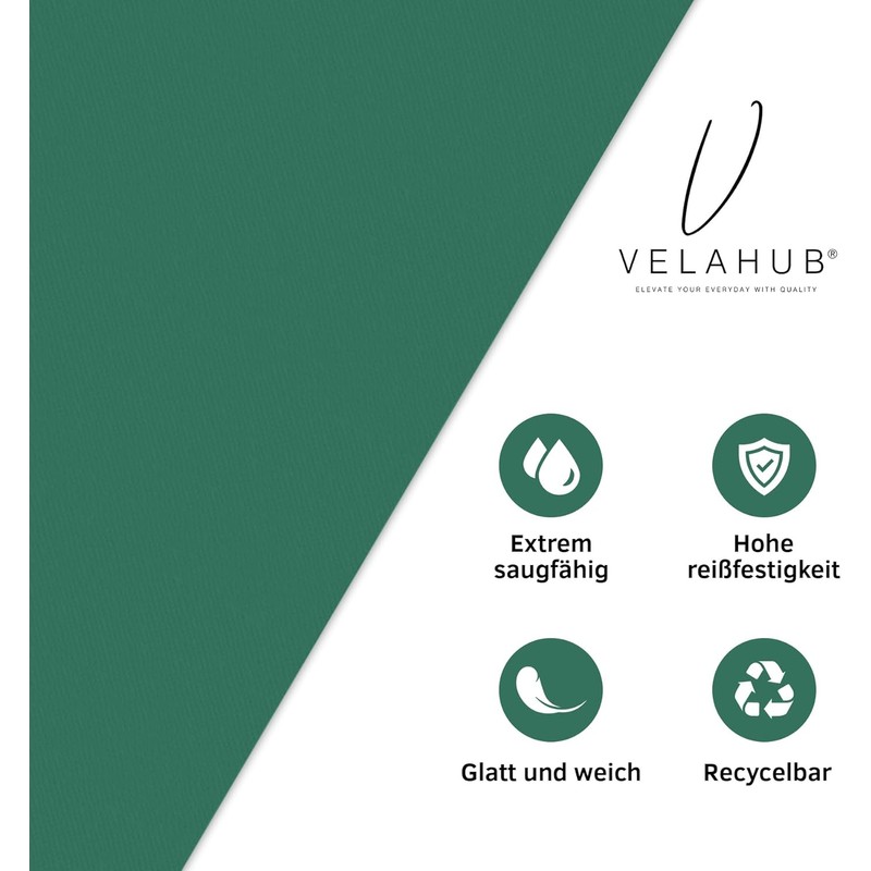 VelaHub Airlaid 50 Cutlery Personal Care, High-Quality Disposable Napkin, 32