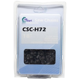 UpStart Components 2-Pack 18" Semi Chisel Saw Chain for Craftsman 358.35607 Chainsaws - (18 inch, 0.325" Pitch, 0.050" Gauge, 72 Drive Links, CSC-H72)