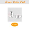 Pack of 2 Charm Stoppers, 925 Sterling Silver for Bracelet