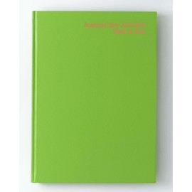IMPRINT 2025-2026 Academic A4 Diary Week to View Case Bound Mid-Year Diary - Student Teacher Planner Organiser with Diary, Timetable, Term and Notes pages (Lime Green)