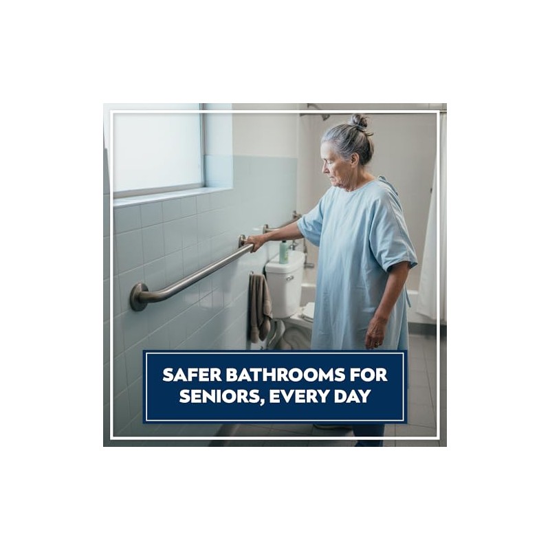 Shower Grab Bars 4 Pack – Complete Bathroom Safety Starter