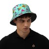 80s 90s Bucket Hat Accessories Women Men Mint Green Hip