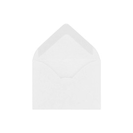 #17 Mini Envelopes (2 11/16 x 3 11/16) - 70lb. Bright White (50 Qty.) | Perfect for Gift Cards, Place Cards and Craft Projects