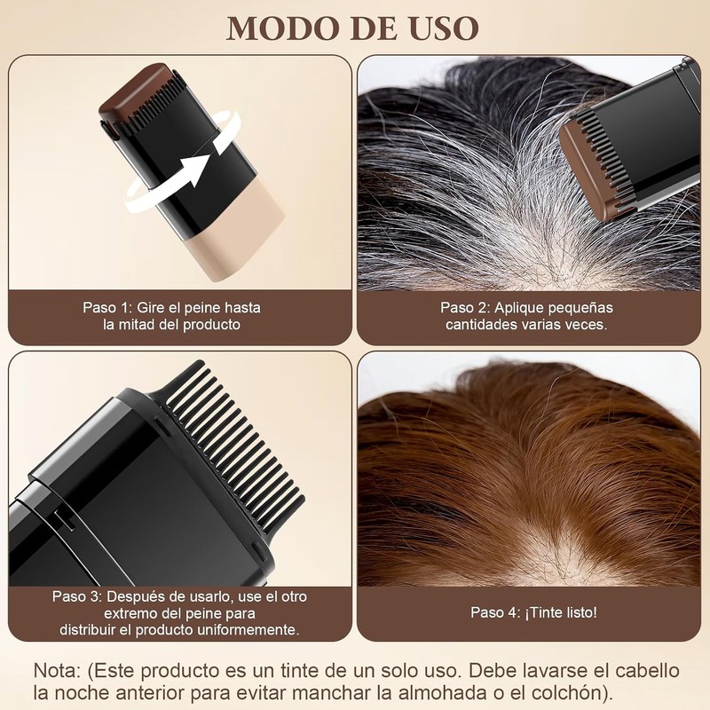 Peine de Tinte RUIAO 2 en 1 – Cubre Canas