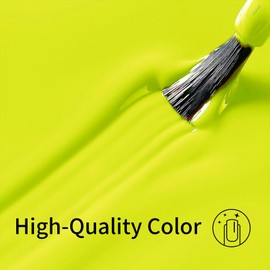 Firedeep Neon Yellow Gel Nail Polish,0.54 Fl Oz Summer Bright Yellow UV LED Soak Off Spring Summer Gel Polish 1Pcs